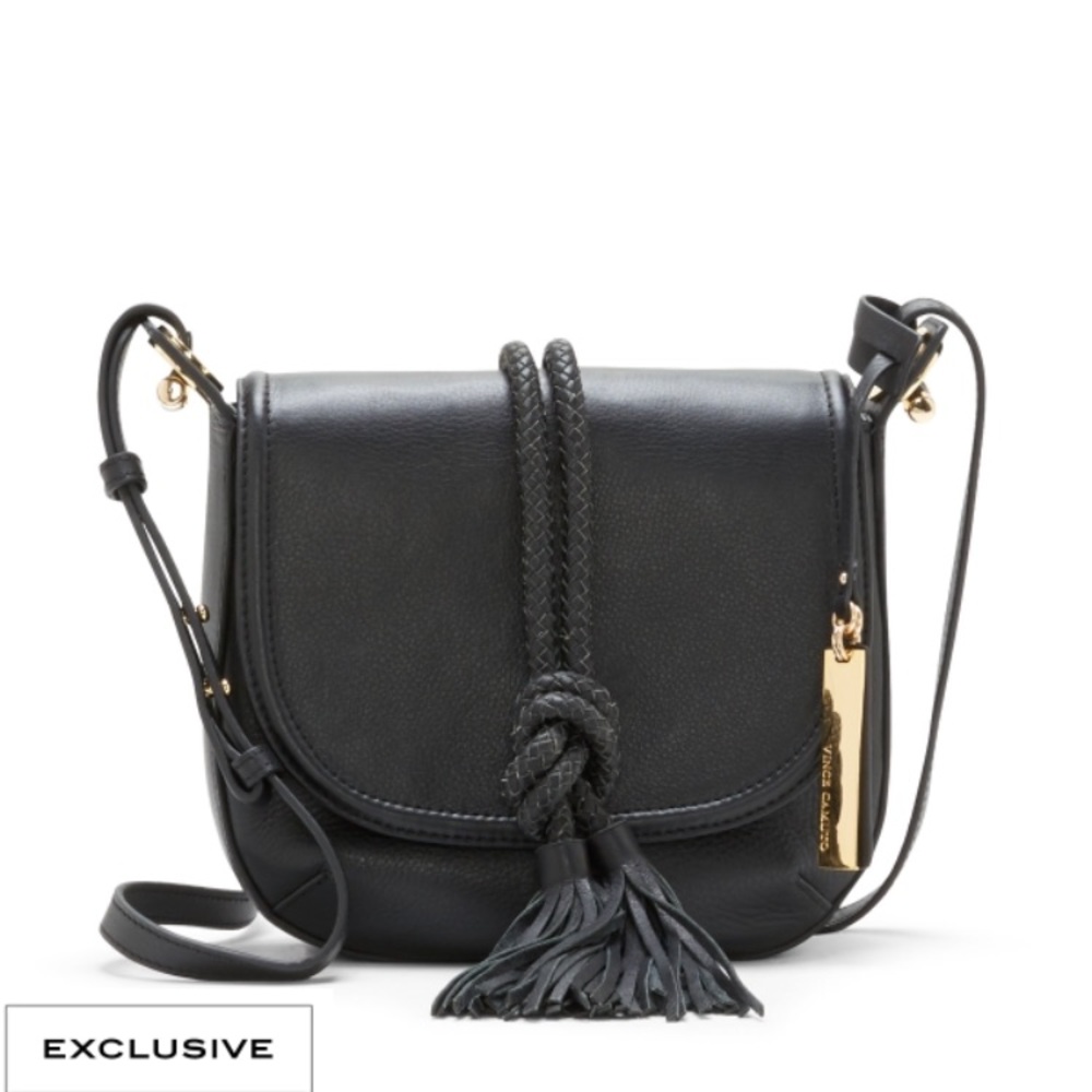Black Vince Camuto crossbody, used twice